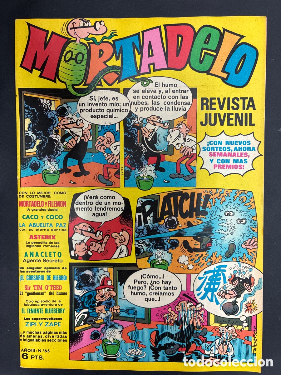 Tebeos: COMIC MORTADELO REVISTA N&ordm; 65 EDITORIAL BRUGUERA