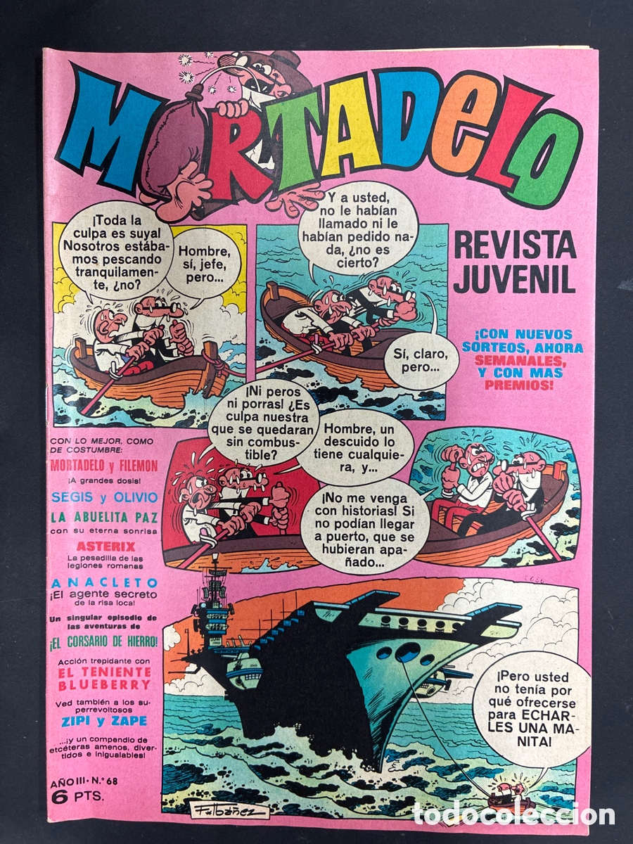 Tebeos: COMIC MORTADELO REVISTA N&ordm; 68 EDITORIAL BRUGUERA