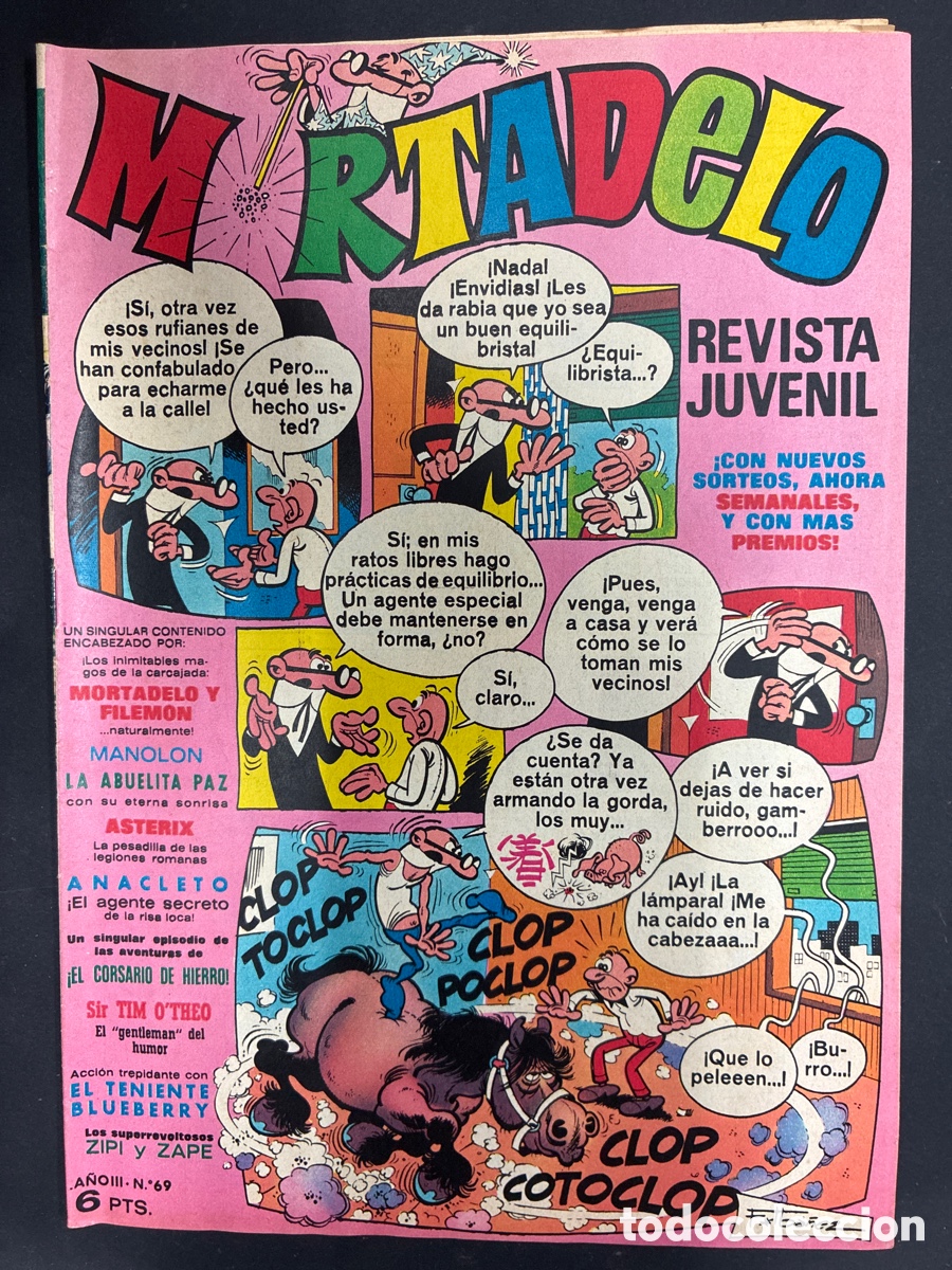 Tebeos: COMIC MORTADELO REVISTA N&ordm; 69 EDITORIAL BRUGUERA