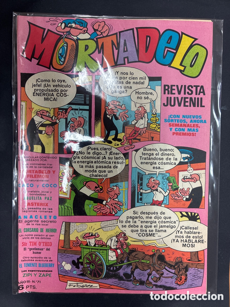 Tebeos: COMIC MORTADELO REVISTA N&ordm; 71 EDITORIAL BRUGUERA
