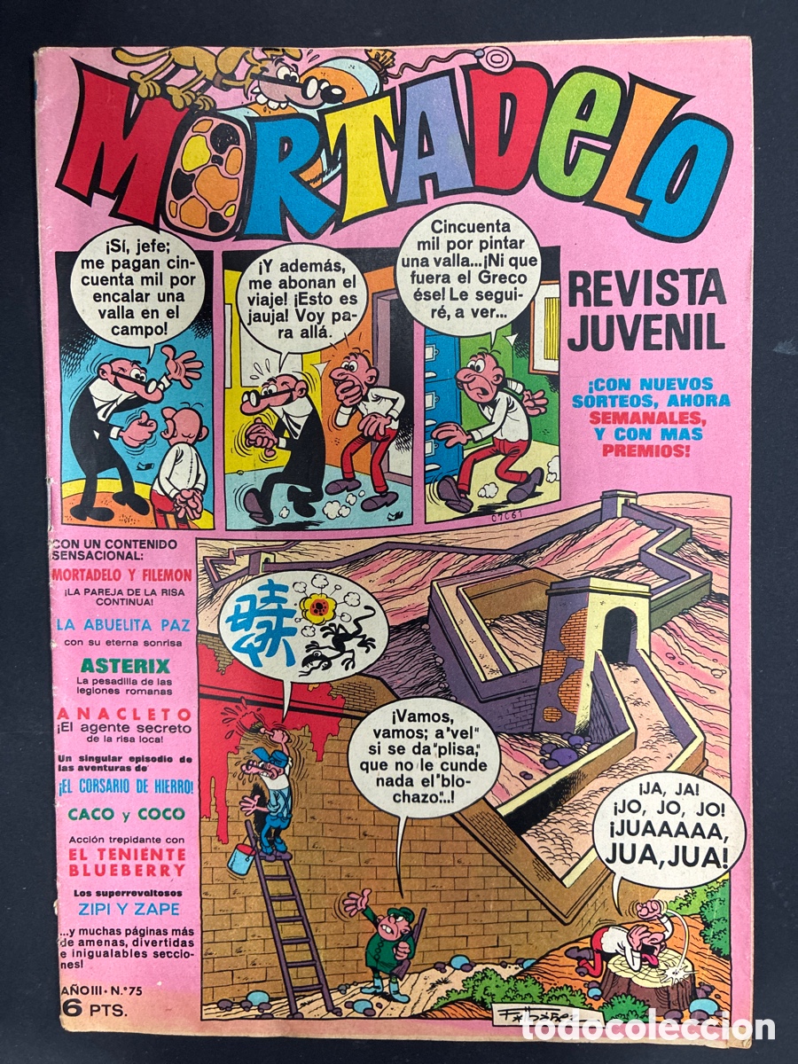 Tebeos: COMIC MORTADELO REVISTA N&ordm; 75 EDITORIAL BRUGUERA
