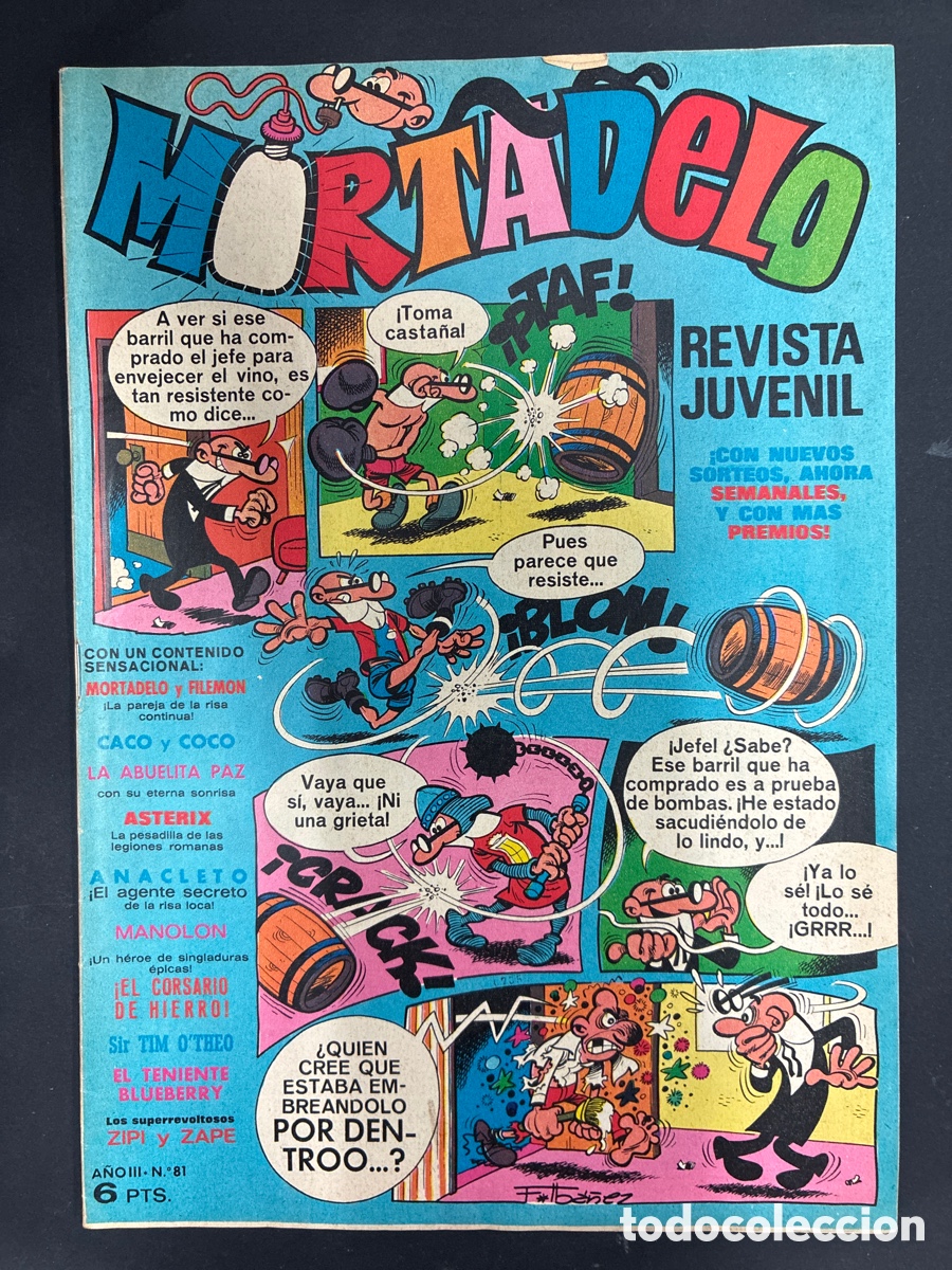 Tebeos: COMIC MORTADELO REVISTA N&ordm; 81 EDITORIAL BRUGUERA