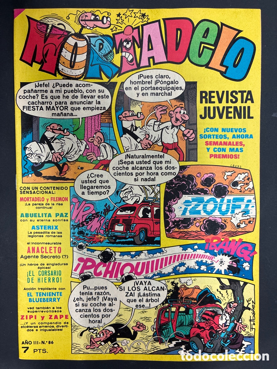 Tebeos: COMIC MORTADELO REVISTA N&ordm; 85 EDITORIAL BRUGUERA
