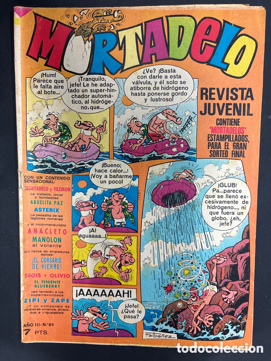 Tebeos: COMIC MORTADELO REVISTA N&ordm; 89 EDITORIAL BRUGUERA