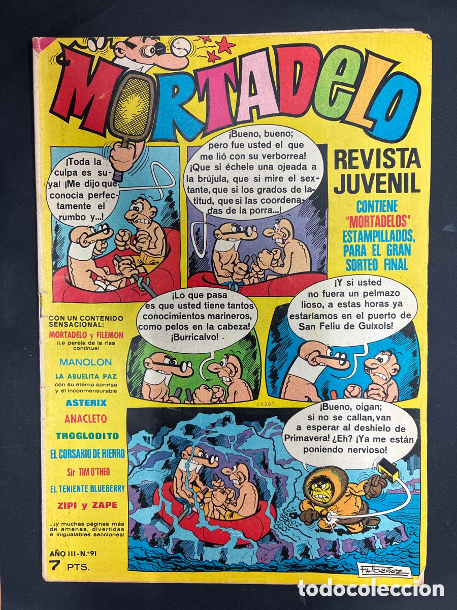Tebeos: COMIC MORTADELO REVISTA N&ordm; 91 EDITORIAL BRUGUERA