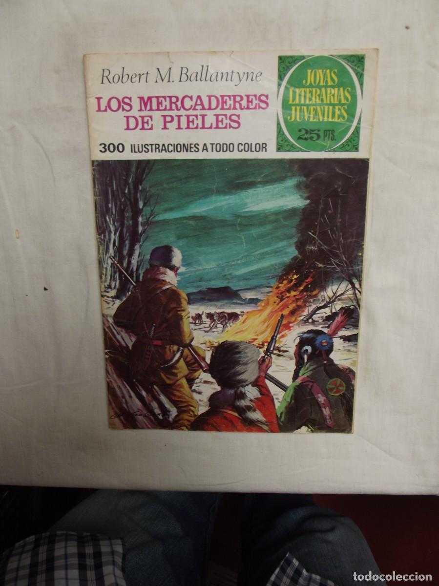 Tebeos: LOS MERCADERES DE PIELES POR ROBERT M. BALLANTYNE JOYAS LITERARIAS JUVENILES