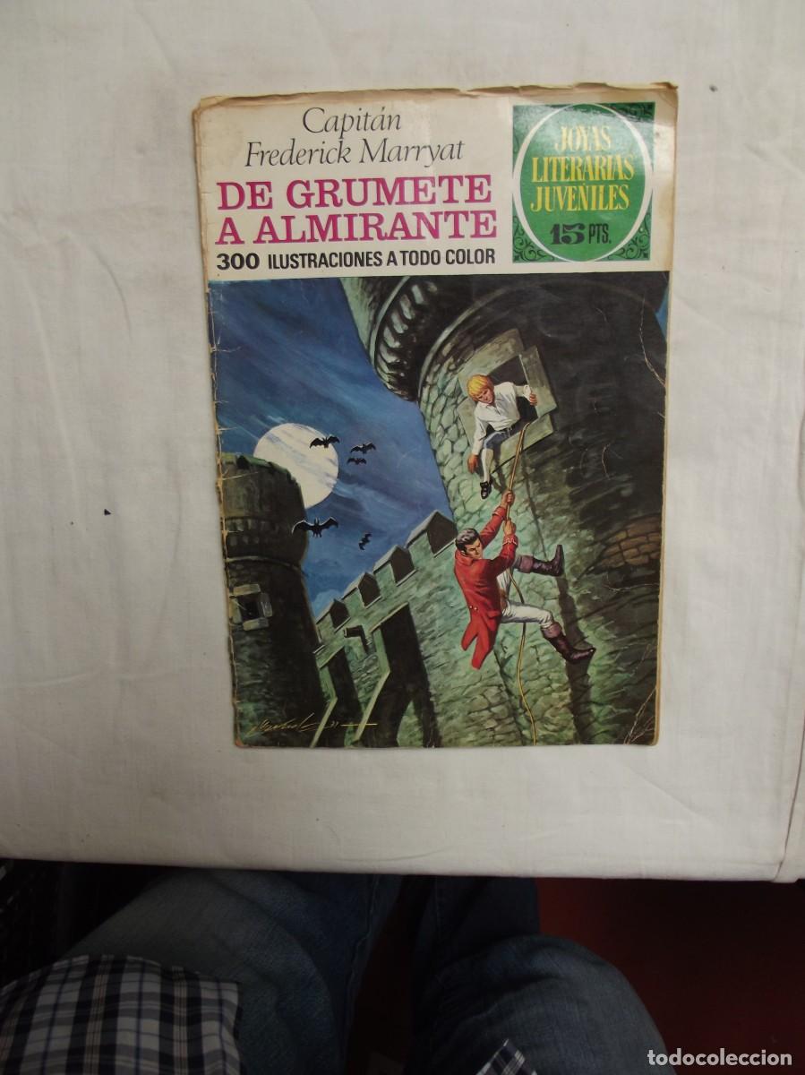 Tebeos: DE GRUMETE A ADMIRANTE POR CAPITAN FREDERICK MARRYAT JOYAS LITERARIAS JUVENILES