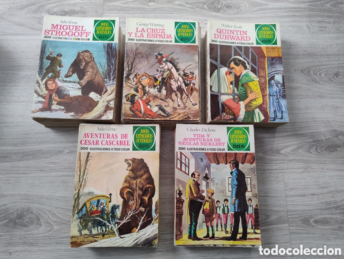 Tebeos: M69 Lote avanzado de 142 Joyas Literarias de Bruguera. La mayor&iacute;a primera edici&oacute;n. Ver listado.
