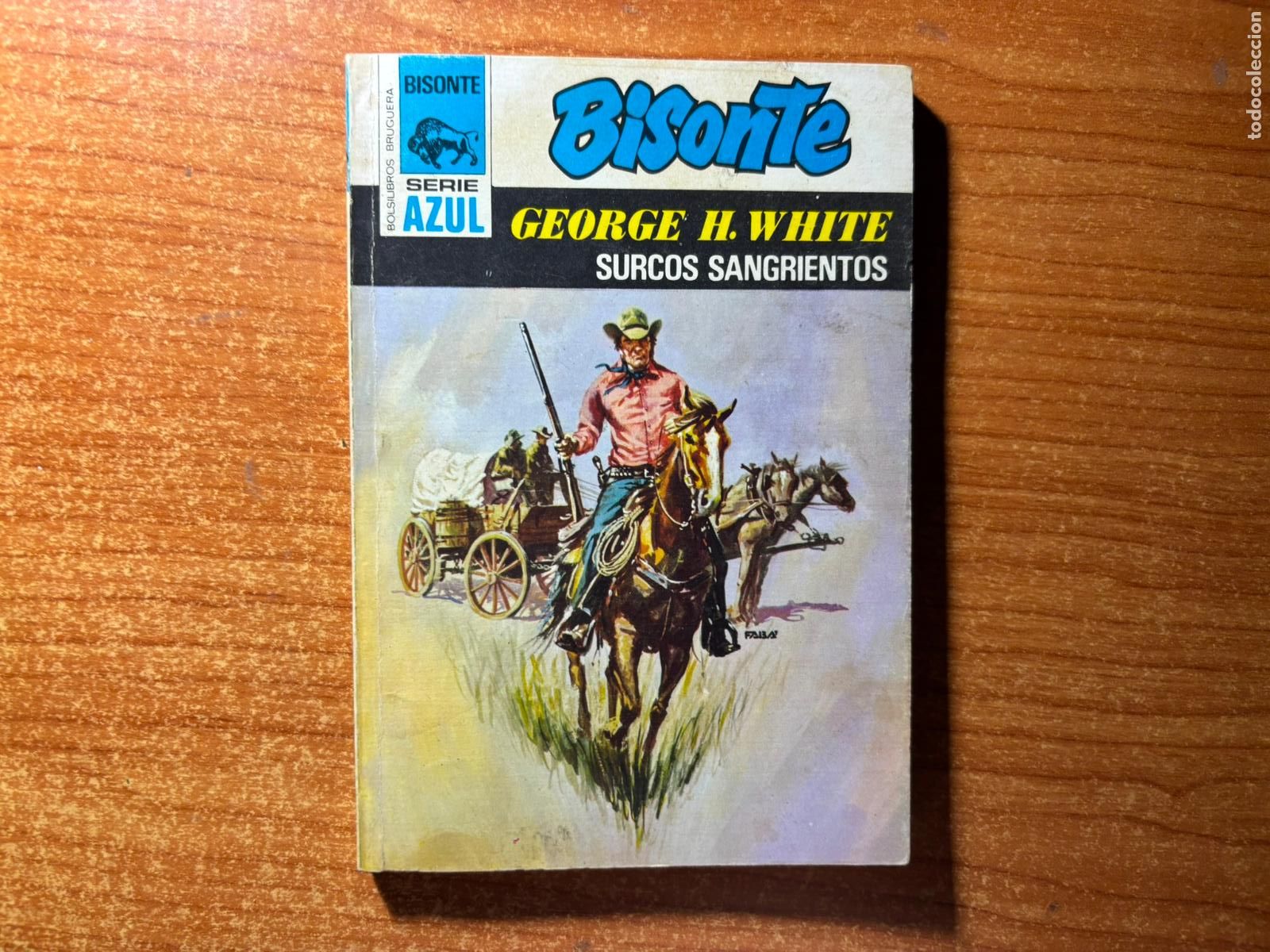 Tebeos: BISONTE SERIE AZUL N&ordm; 379 EDITORIAL BRUGUERA GEORGE H WHITE
