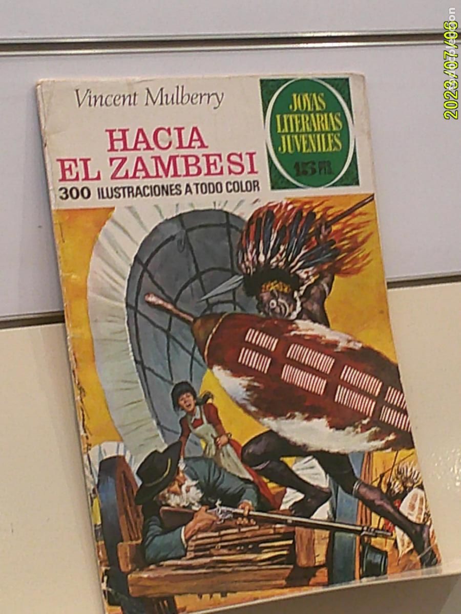 Tebeos: JOYAS LITERARIAS JUVENILES N&ordm; 49 HACIA EL ZAMBESI VINCENT MULBERRY - BRUGUERA