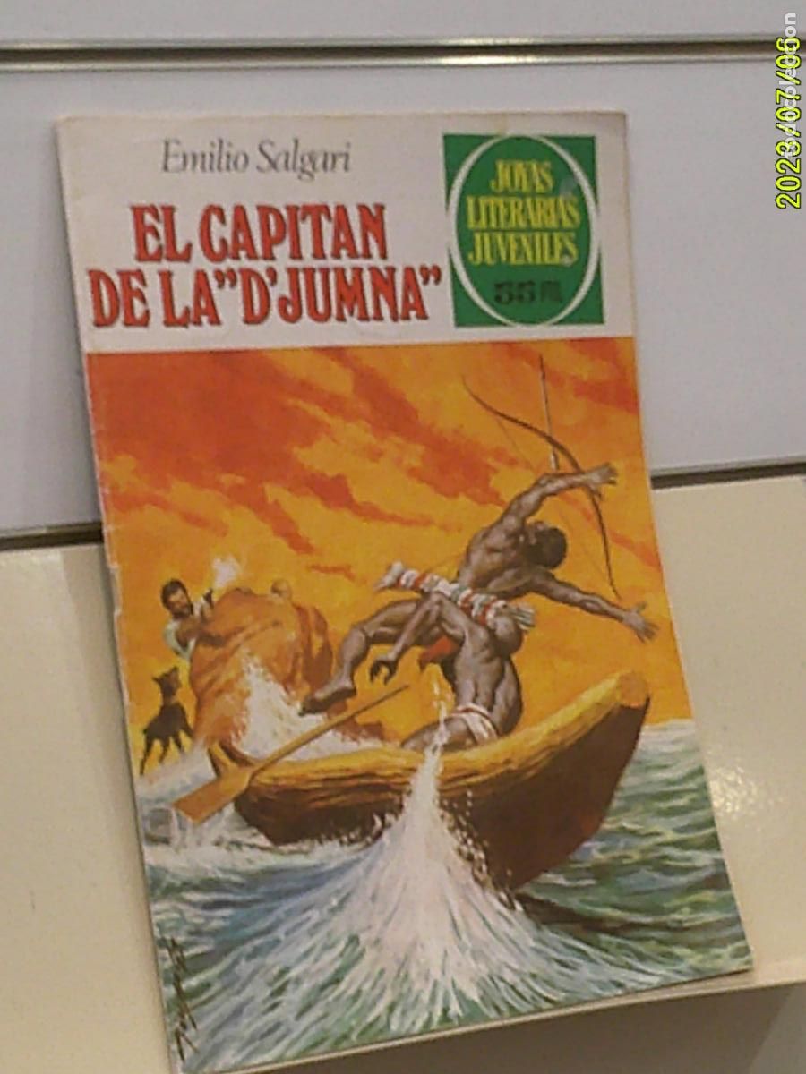 Comics: JOYAS LITERARIAS JUVENILES N&ordm; 240 EL CAPITAN DE LA D'JUMNA EMILIO SALGARI - BRUGUERA