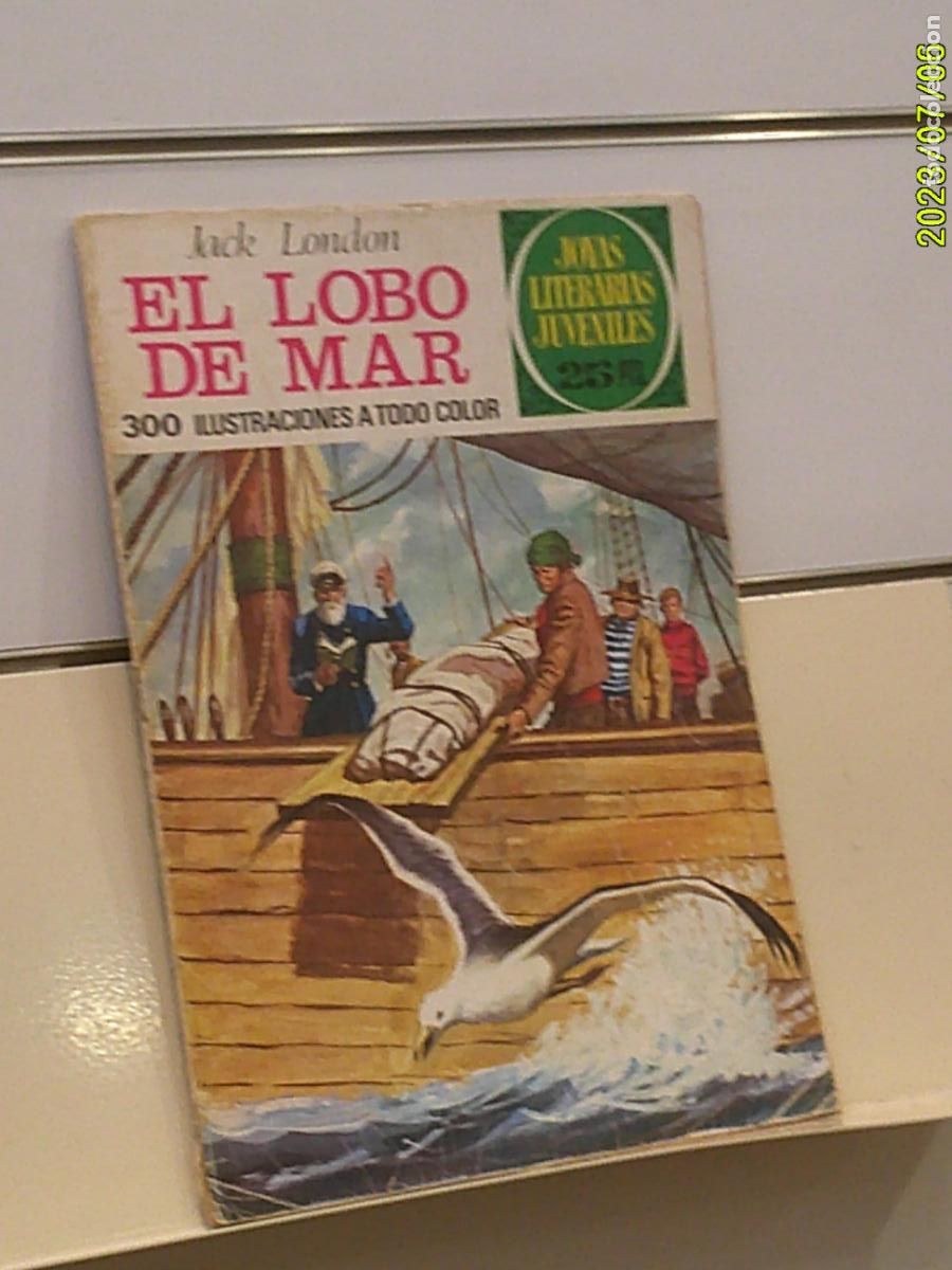Tebeos: JOYAS LITERARIAS JUVENILES N&ordm; 155 EL LOBO DE MAR JACK LONDON - BRUGUERA