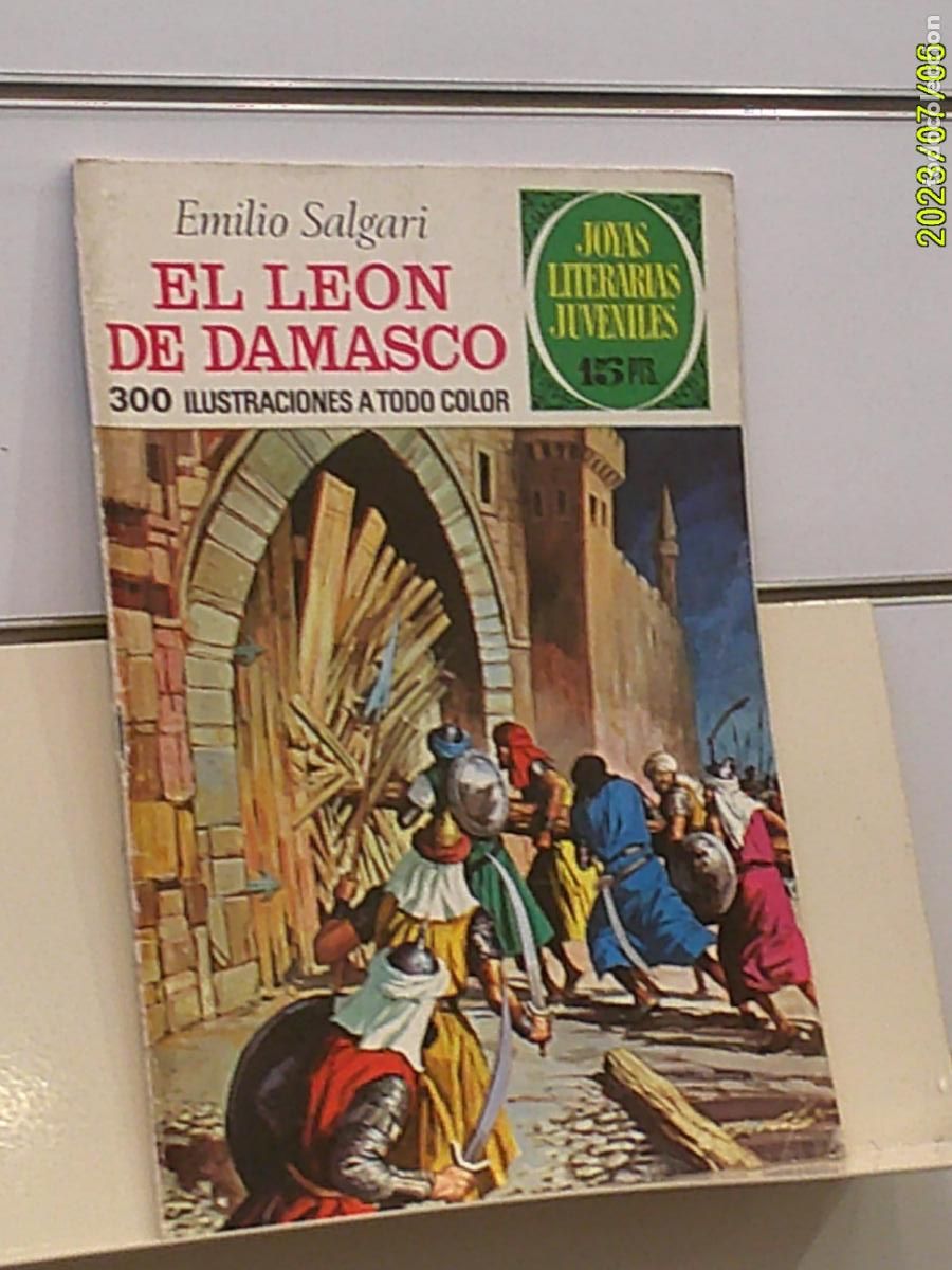 Tebeos: JOYAS LITERARIAS JUVENILES N&ordm; 68 EL LEON DE DAMASCO EMILIO SALGARI - BRUGUERA