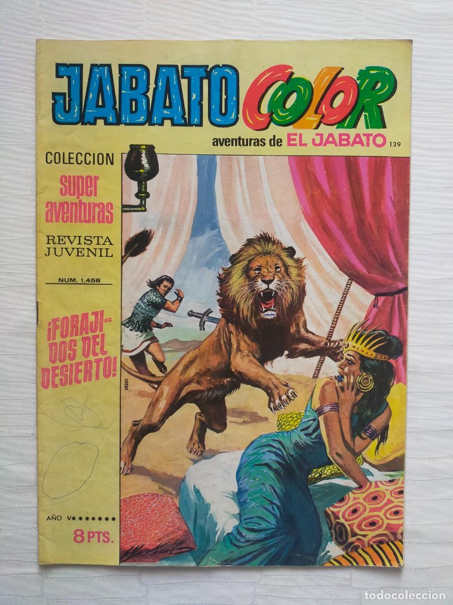 Tebeos: JABATO Color N&ordm; 139: FORAJIDOS DEL DESIERTO (Primera, 1&ordf; &Eacute;poca). Editorial Bruguera 1972