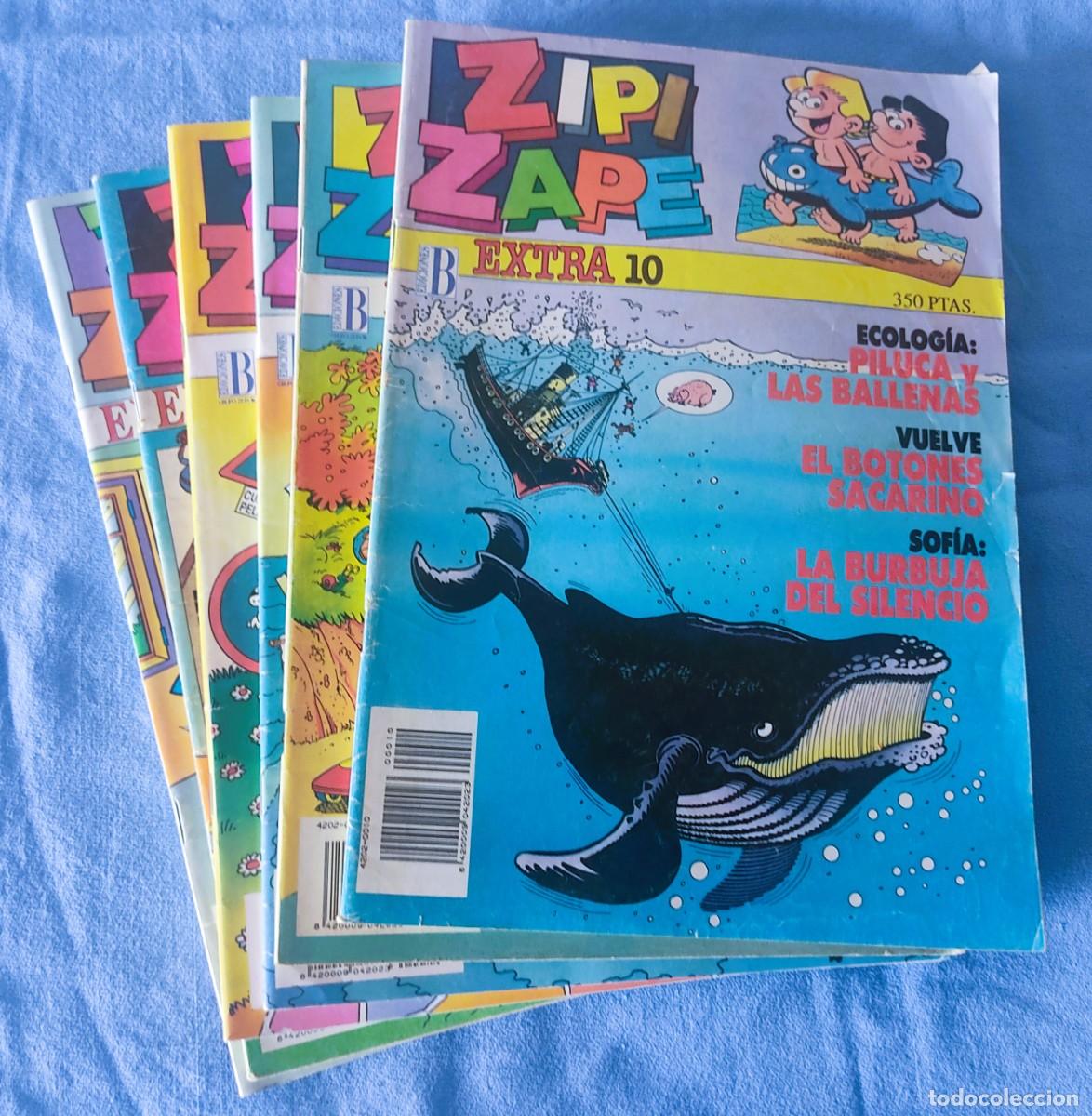 Tebeos: LOTE 6 TEBEOS EXTRA DE ZIPI Y ZAPE