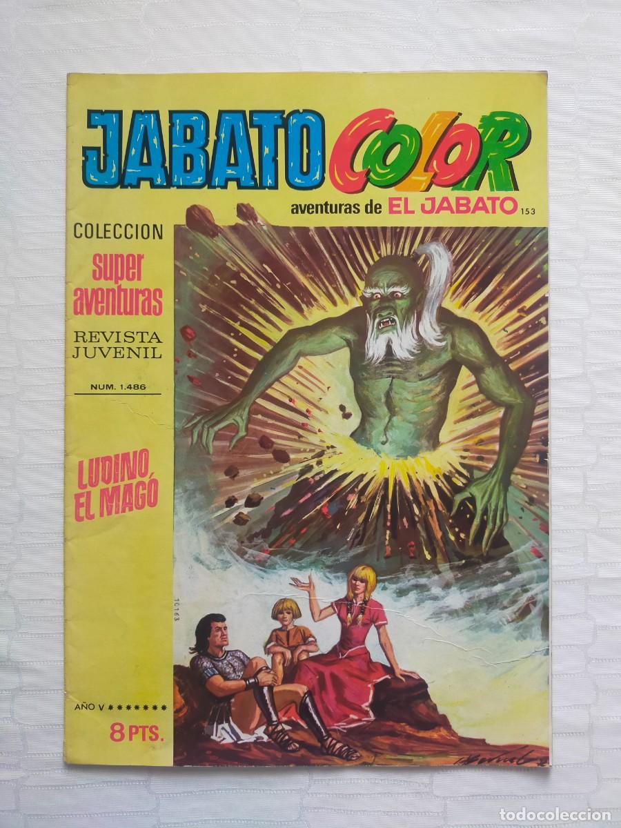 Tebeos: JABATO Color N&ordm; 153: LUDINO EL MAGO (Primera, 1&ordf; &Eacute;poca). Editorial Bruguera 1972
