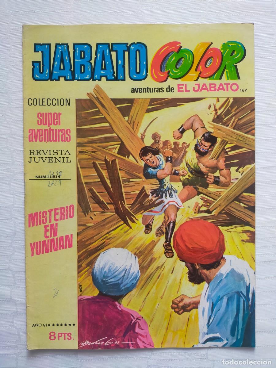 Tebeos: JABATO Color N&ordm; 167: MISTERIO EN YUNNAN (Primera, 1&ordf; &Eacute;poca). Editorial Bruguera 1973