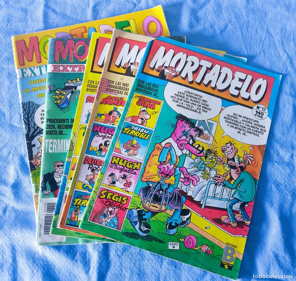 Tebeos: LOTE DE 5 TEBEOS DE MORTADELO Y MORTADELO EXTRA