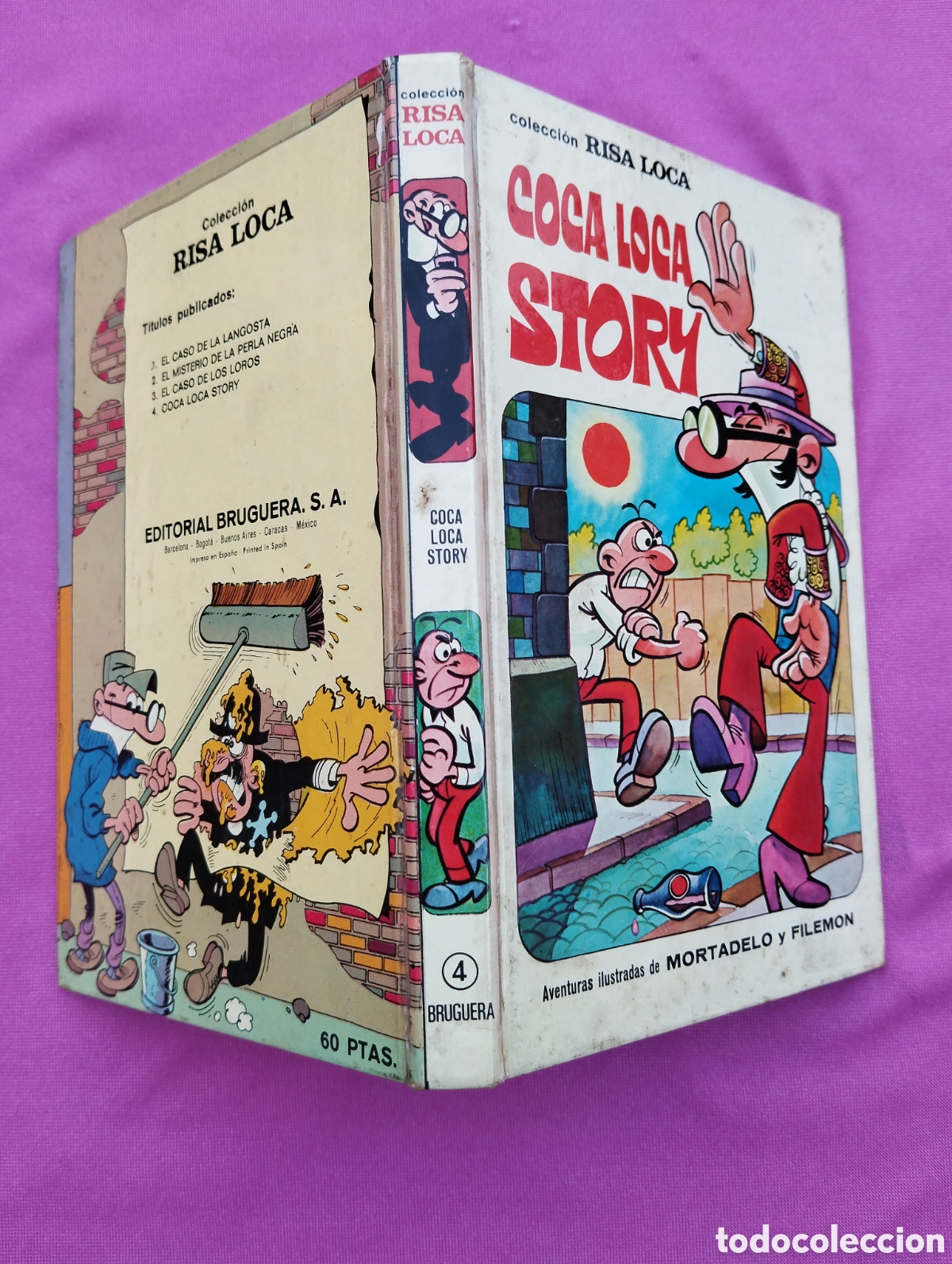 Tebeos: COLECCION RISA LOCA 4 COCA COLA STORY MORTADELO L46 4