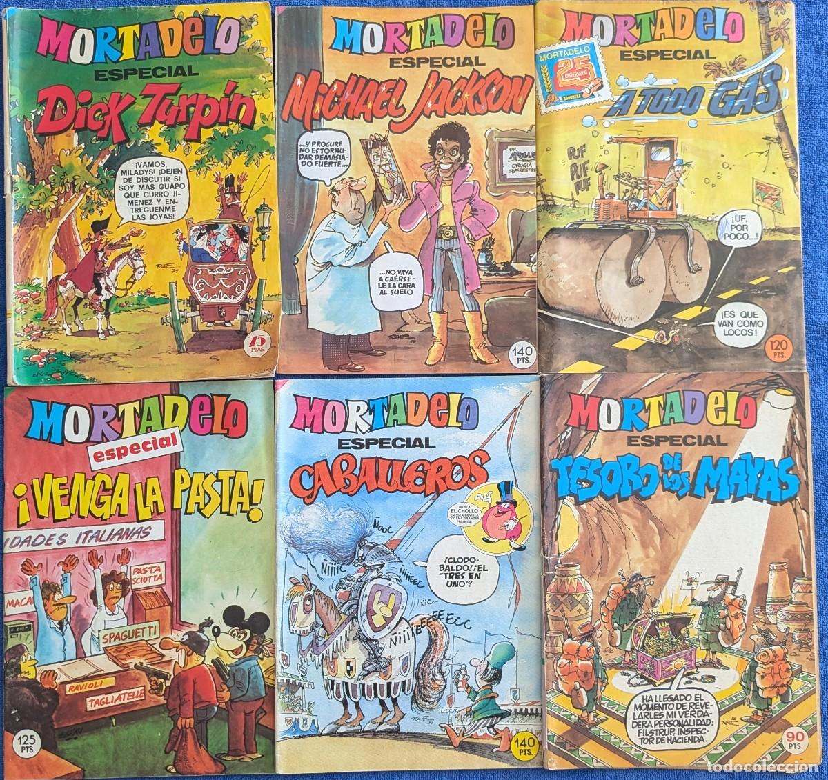 Tebeos: Lote de 6 tebeos de Mortadelo Especial - Bruguera