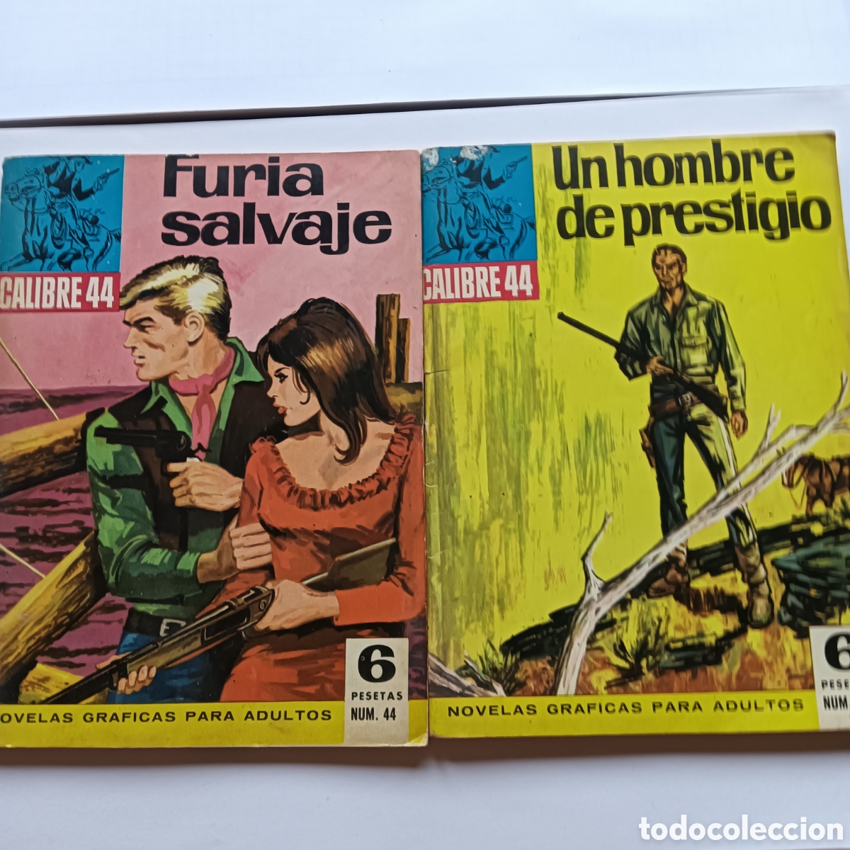 Tebeos: NOVELAS GRAFICAS CALIBRE 44 NUM 44-45 EDI.BRUGUERA