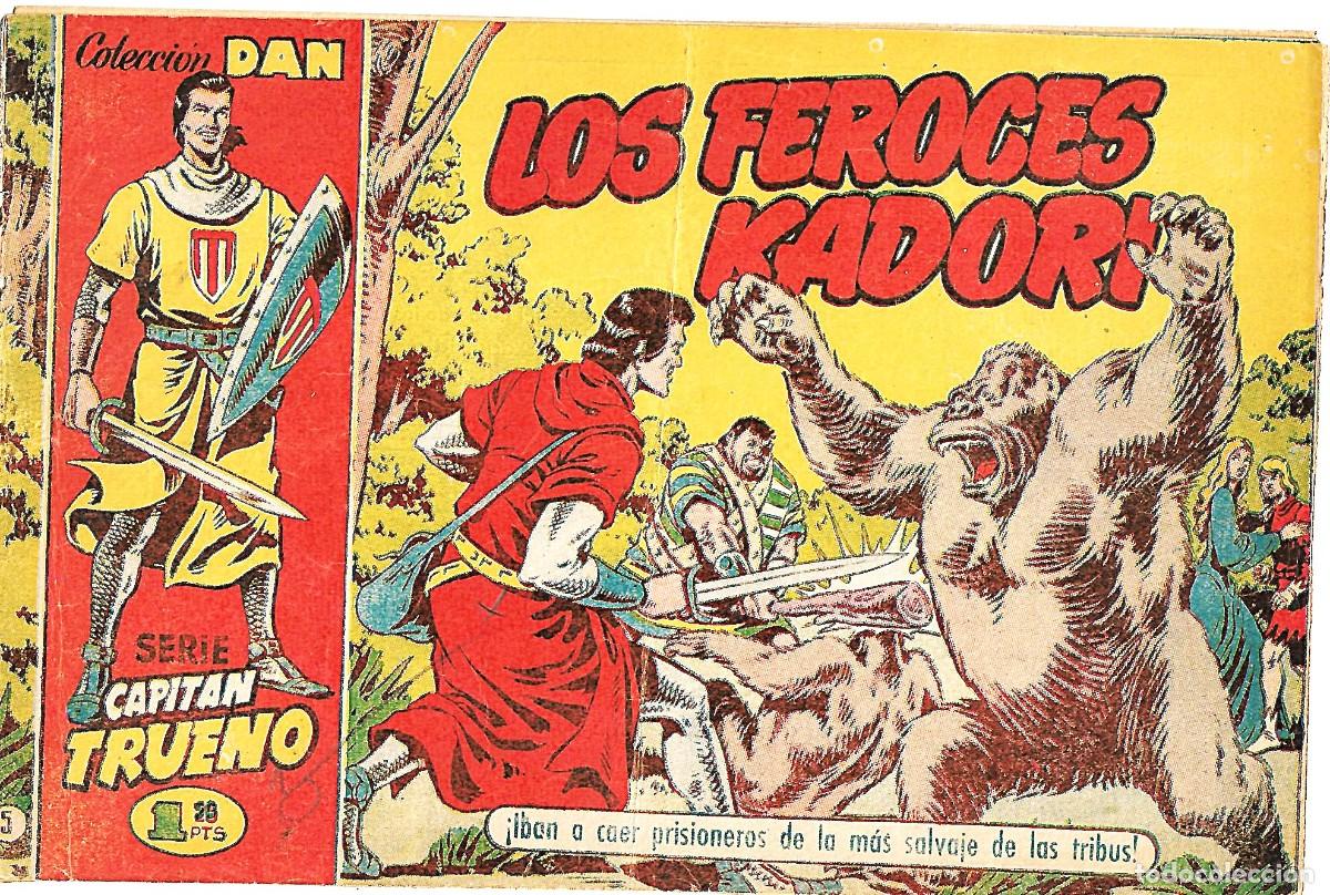Tebeos: EL CAPITAN TRUENO N&ordm; 5 ORIGINAL BRUGUERA- BIEN-LEER DESCRIPCION Y VER FOTOS