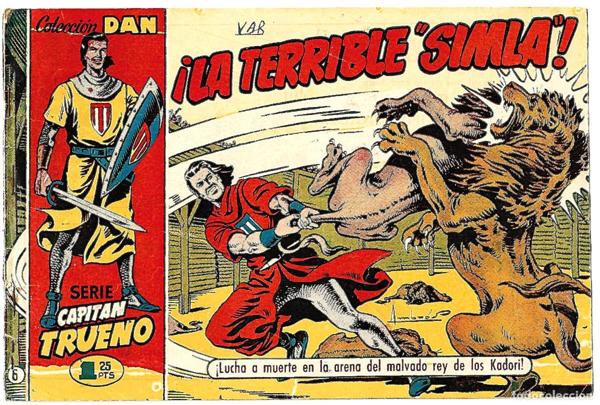 Tebeos: EL CAPITAN TRUENO N&ordm; 6 ORIGINAL BRUGUERA- BIEN-LEER DESCRIPCION Y VER FOTOS