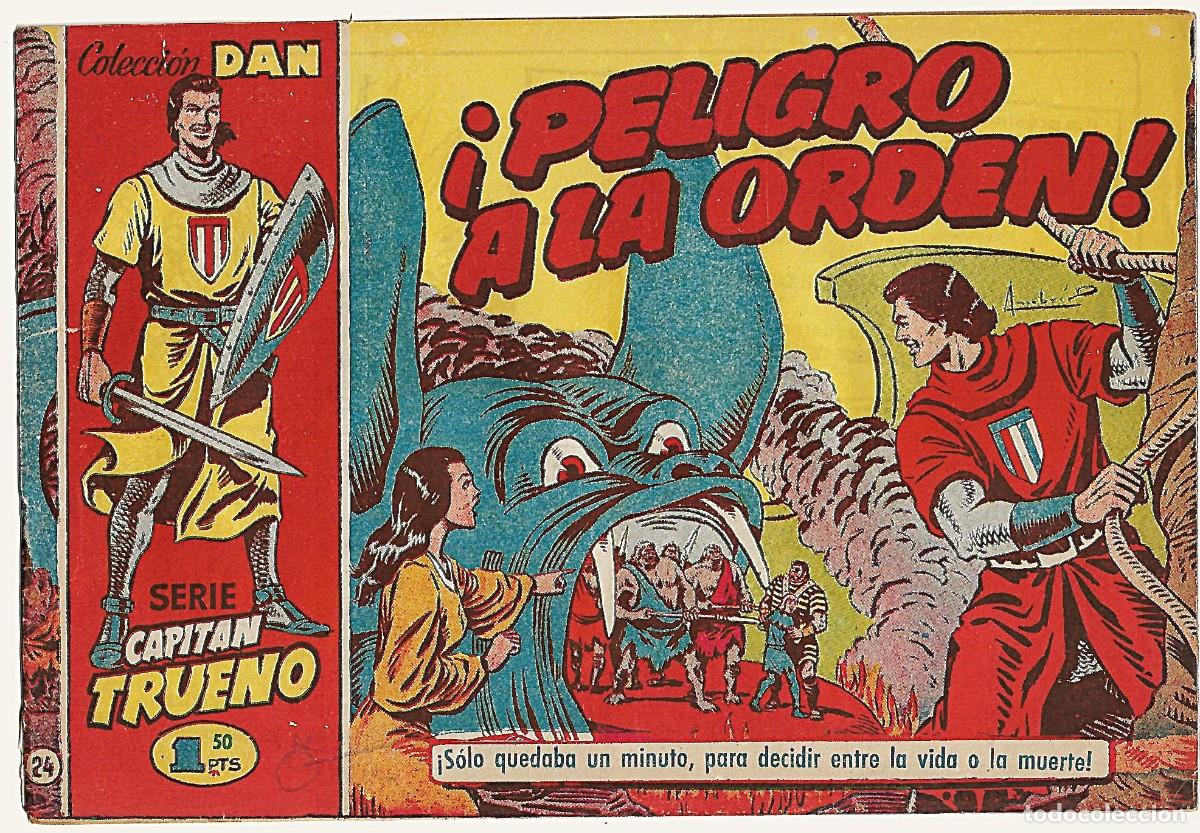 Tebeos: EL CAPITAN TRUENO N&ordm; 24 ORIGINAL BRUGUERA- MUYBIEN-LEER DESCRIPCION Y VER FOTOS