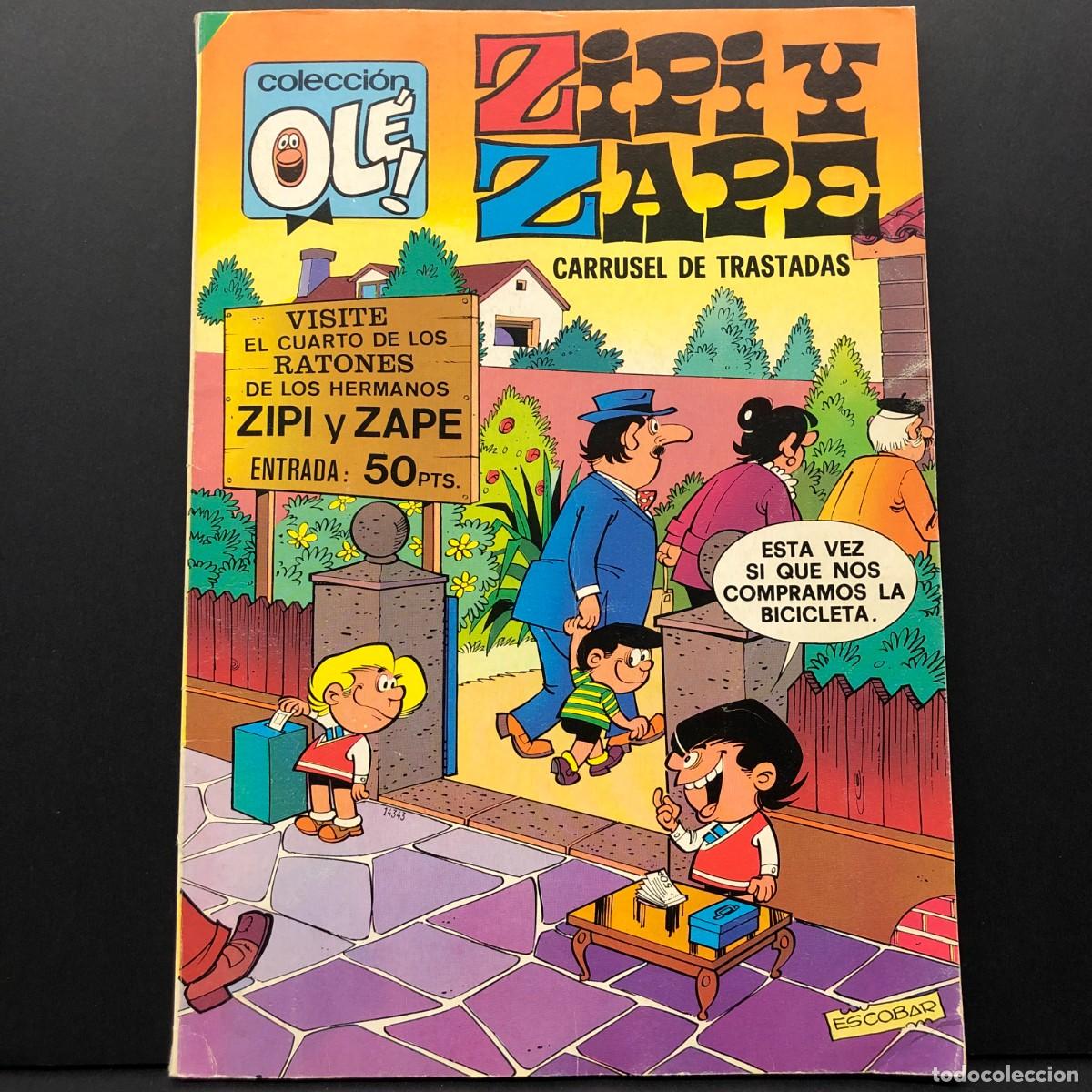 Tebeos: ZIPI Y ZAPE - CARRUSEL DE TRASTADAS - COLECCI&Oacute;N OL&Eacute; - ESCOBAR - 159 - 1981 / 300
