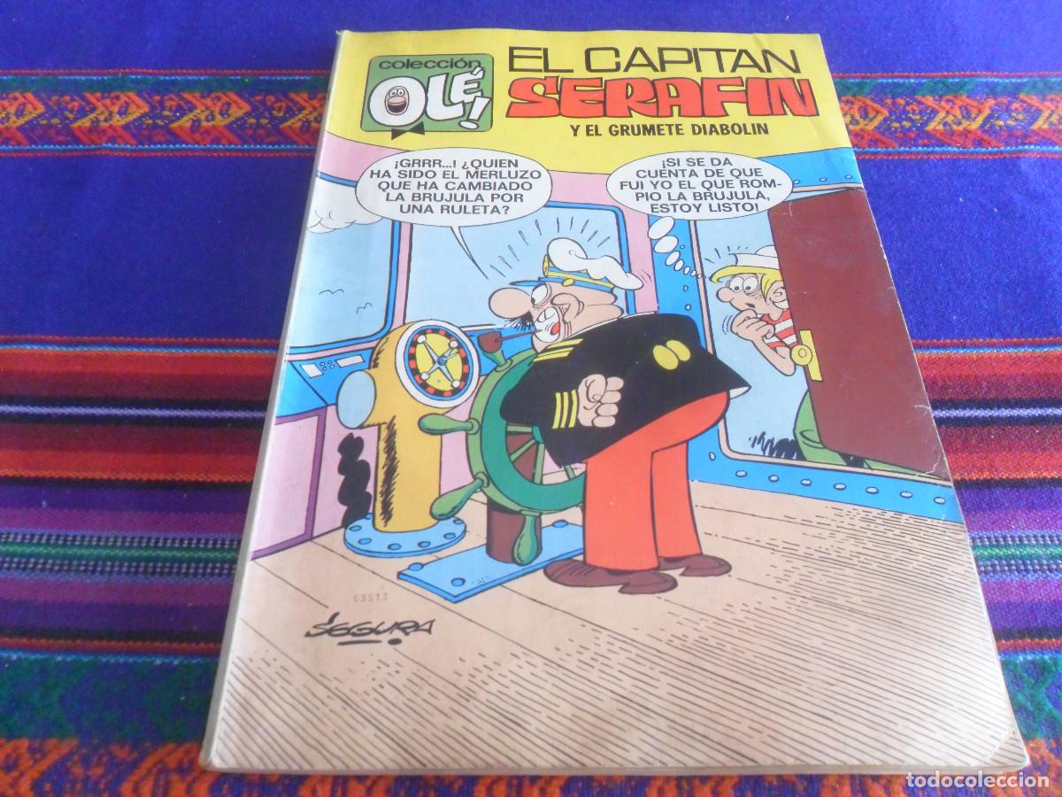 Tebeos: OL&Eacute; N&ordm; 21 EL CAPIT&Aacute;N SERAF&Iacute;N BRUGUERA 1&ordf; ED 1971 N&ordm; LOMO. REGALO N&ordm; 7 RIGOBERTO PICAPORTE 1&ordf; ED.