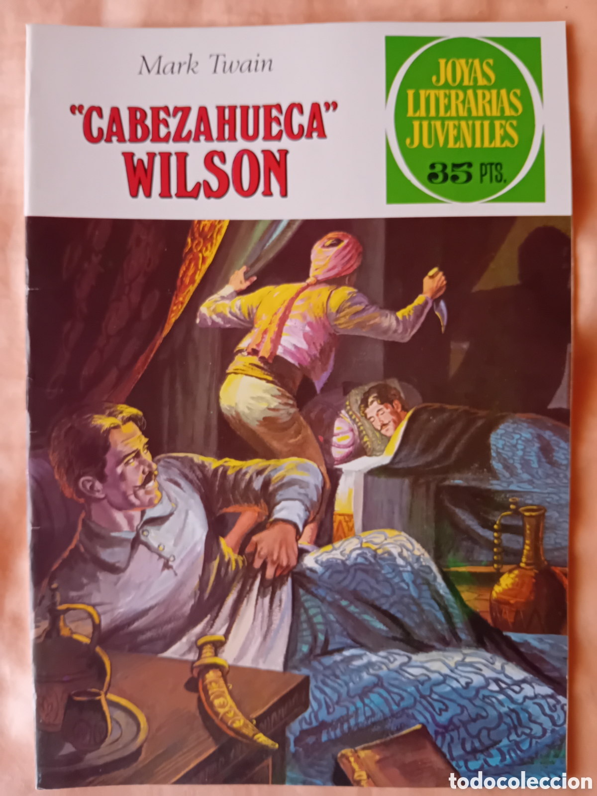 Tebeos: CABEZAHUECA WILSON, Mark Twain. Joyas literarias juveniles. N&uacute;mero 209