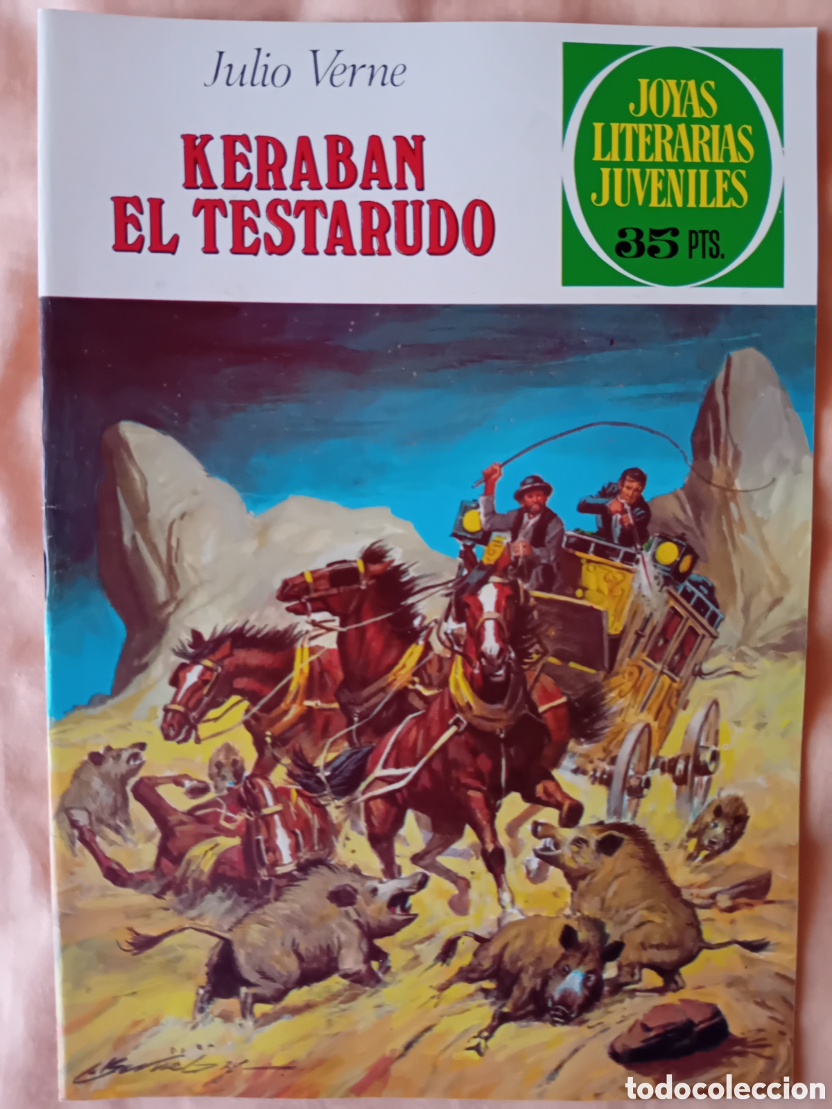 Tebeos: KERABAN EL TESTARUDO, Julio Verne. Joyas literarias juveniles. N&uacute;mero 210