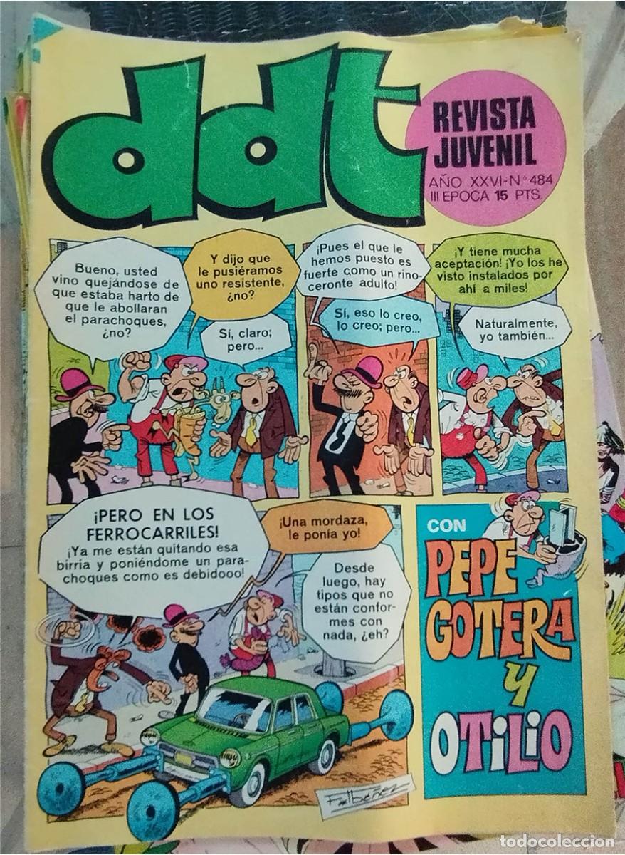 Tebeos: DDT REVISTA N.&ordm;484 BRUGUERA 1977 PEPE GOTERA Y OTILIO REGALO LA 485