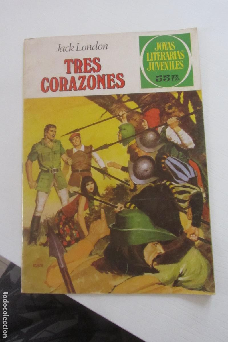 Tebeos: JOYAS LITERARIAS N&ordm; 249 TRES CORAZONES BRUGUERA arx244