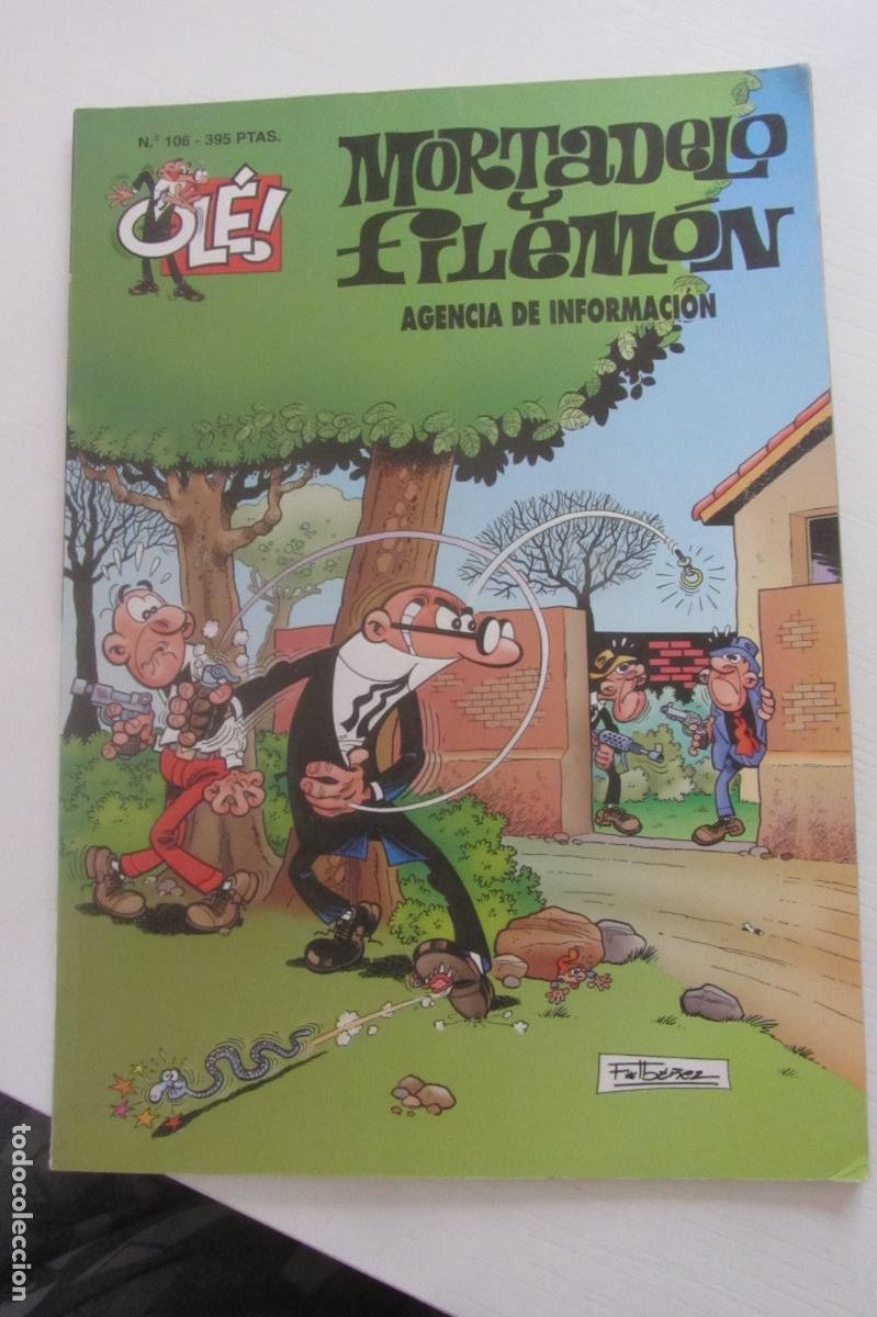Tebeos: MORTADELO Y FILEMON N&ordm; 106. OLE. EDICIONES B. 2&ordf; EDICION. 1998. PORTADA EN RELIEVE. arx244
