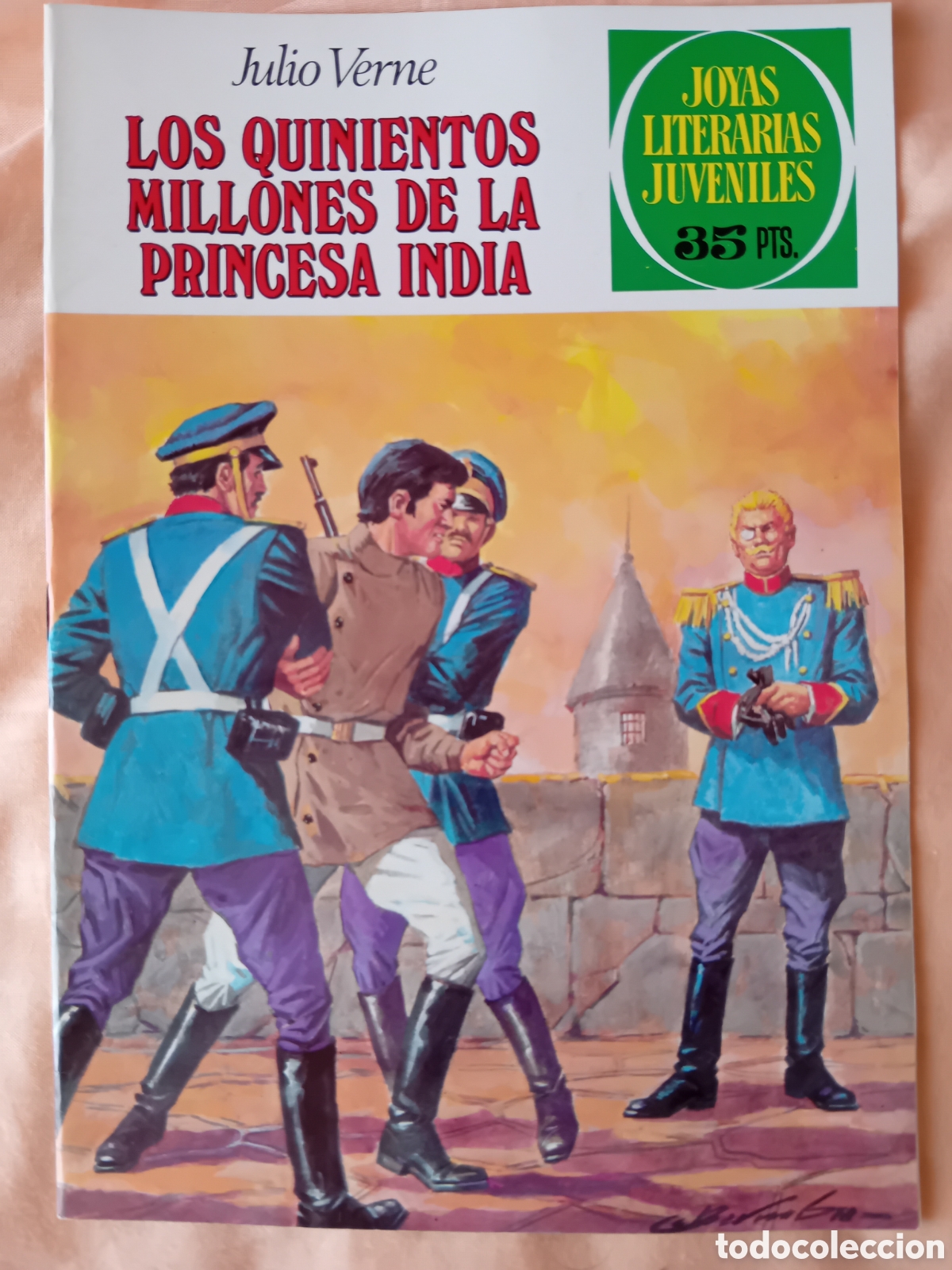 Tebeos: LOS QUINIENTOS MILLONES DE LA PRINCESA INDIA, Julio Verne. Joyas literarias juveniles. N&uacute;mero 211