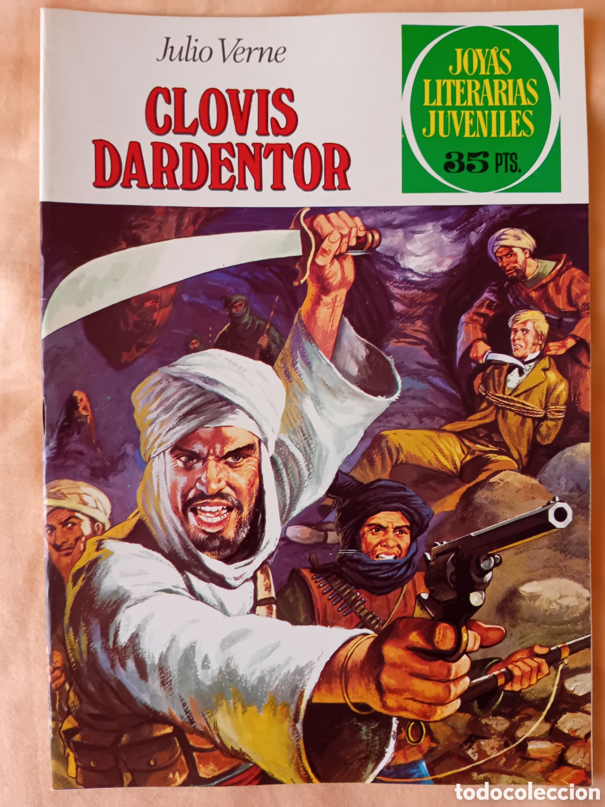 Tebeos: CLOVIS DARDENTOR, Julio Verne. Joyas literarias juveniles. N&uacute;mero 212