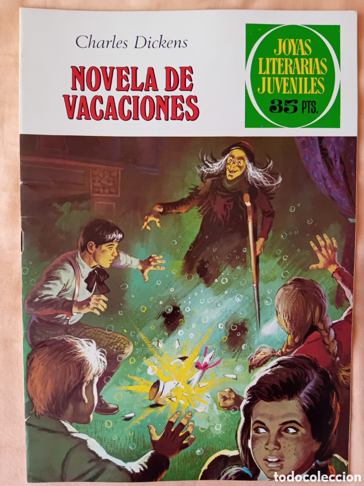 Tebeos: NOVELA DE VACACIONES, Charles Dickens. Joyas literarias juveniles. N&uacute;mero 215