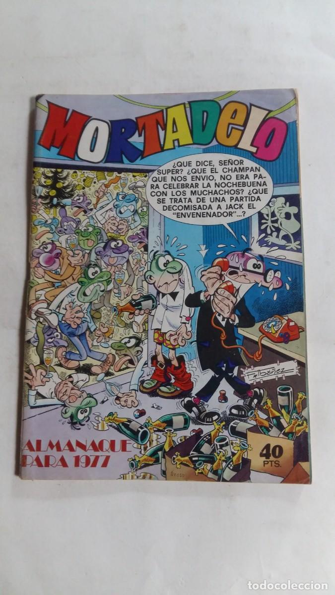 Tebeos: Mortadelo, N&deg;13, Almanaque para 1977, Bruguera