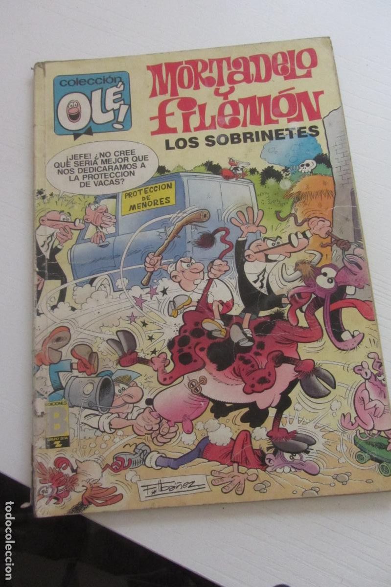 Tebeos: COLECCION OLE MORTADELO Y FILEMON N&ordm; 343-M.110 EDICIONES B 1&ordf; EDICION 1988 arx251