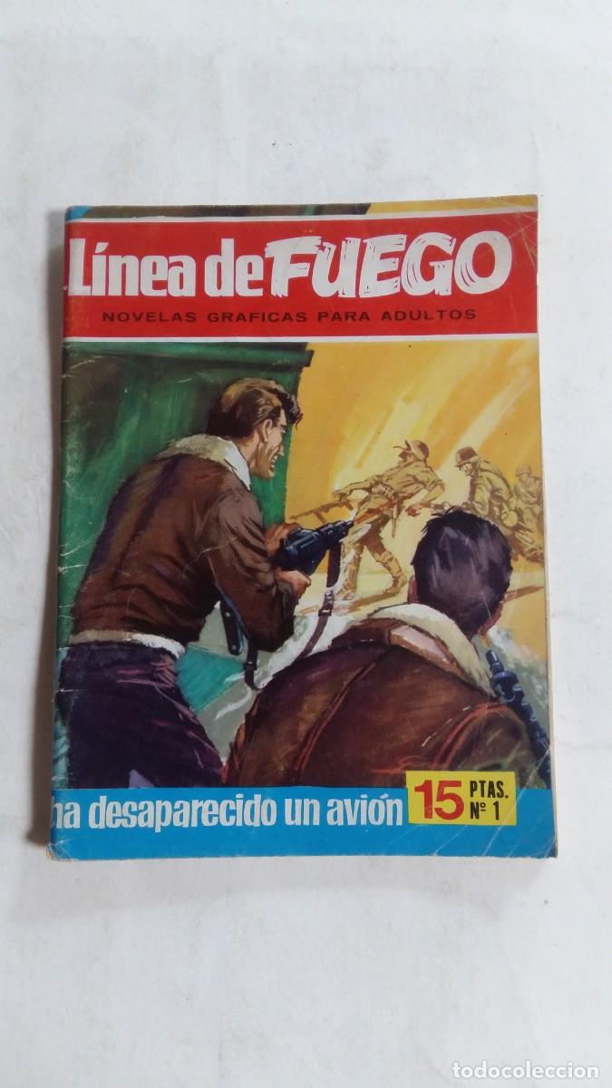 Tebeos: L&iacute;nea de Fuego, N&deg;1, Ha Desaparecido un Avi&oacute;n, Editorial Bruguera