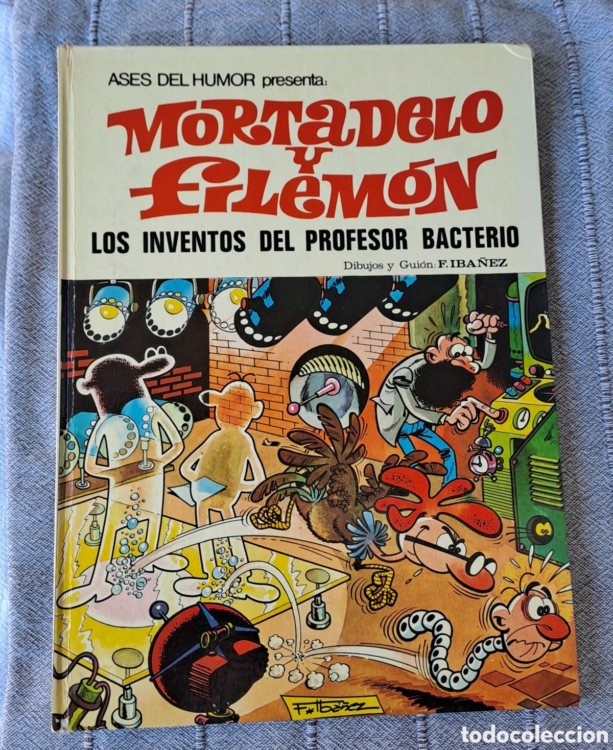 Tebeos: Ases del Humor Mortadelo y Filemon N&deg; 12 Los Inventos del Profesor Bacterio
