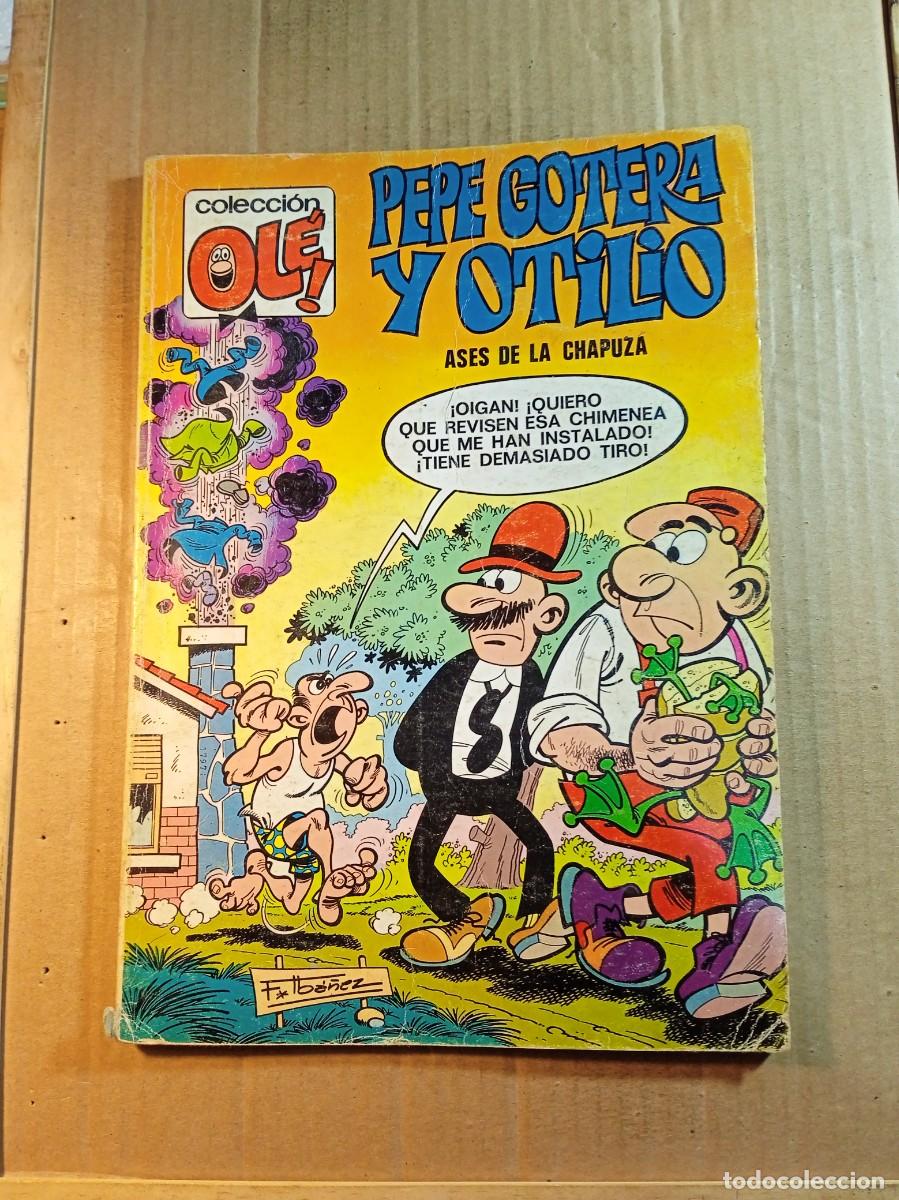 Tebeos: TEBEO DE OLE PEPE GOTERA Y OTILIO EN ASES DE LA CHAPUZA DEL A&Ntilde;O 1975 N&ordm; 85 NUMERO EN EL LOMO