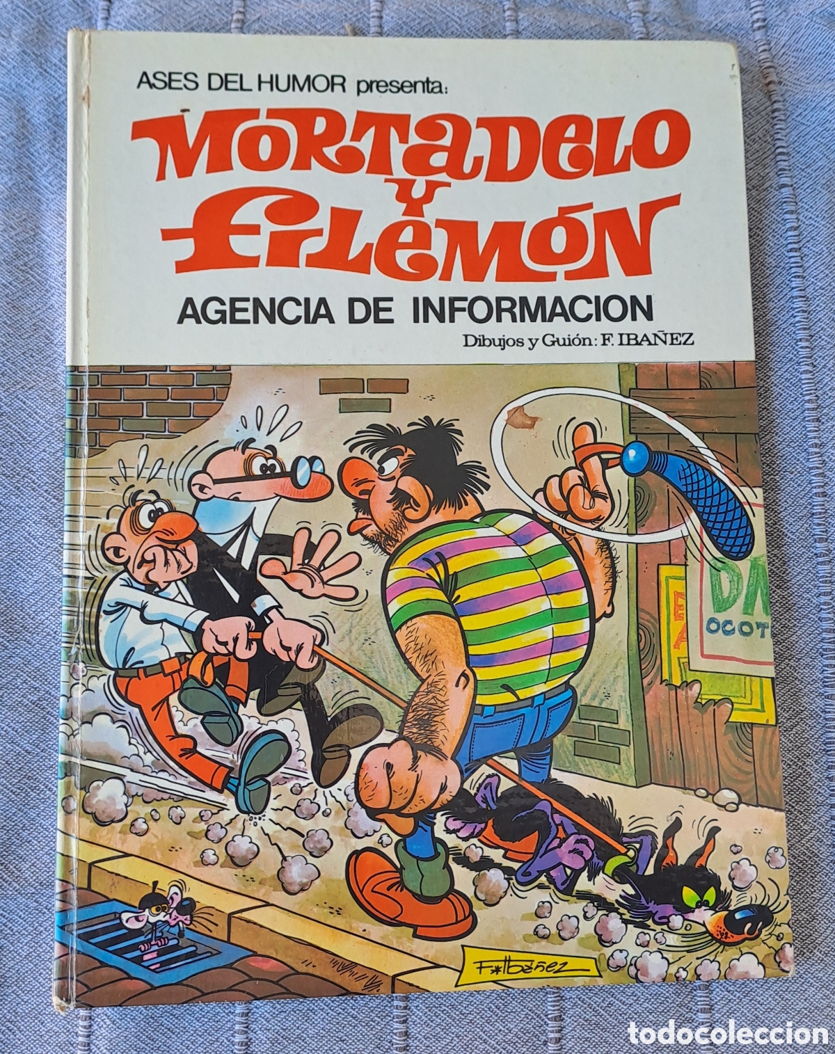 Tebeos: Ases del Humor Mortadelo y Filemon N&deg; 8 Agencia de Informaci&oacute;n