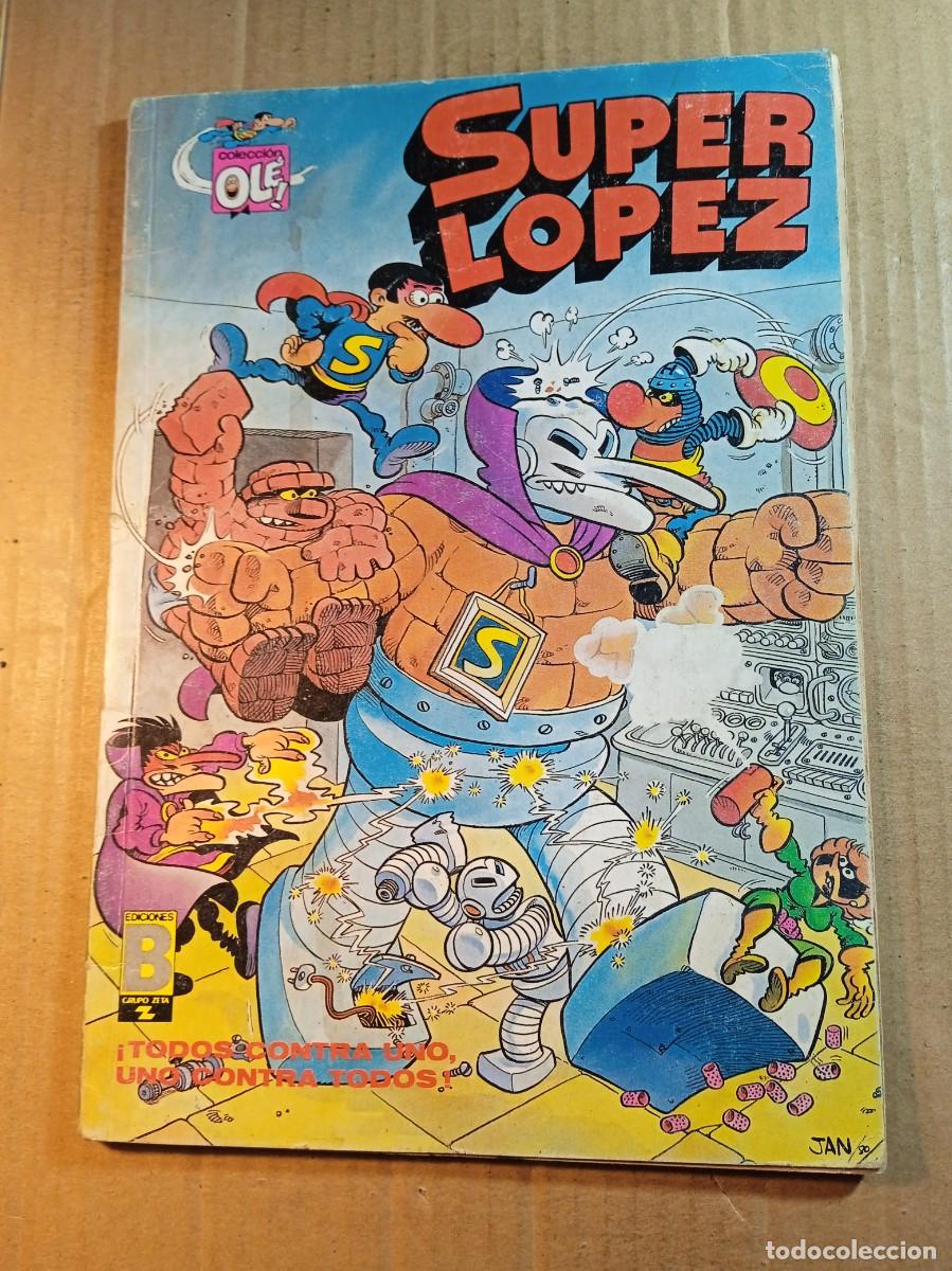 Tebeos: TEBEO DE OLE SUPER LOPEZ EN TODOS CONTRA UNO UNO CONTRA TODOS DEL A&Ntilde;O 1990 N&ordm; SL. 3