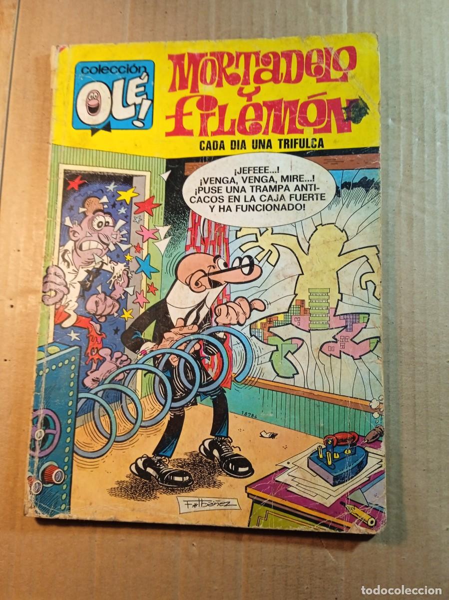 Tebeos: TEBEO DE OLE MORTADELO Y FILEMON EN CADA DIA UNA TRIFULCA DEL A&Ntilde;O 1980 N&ordm; 87