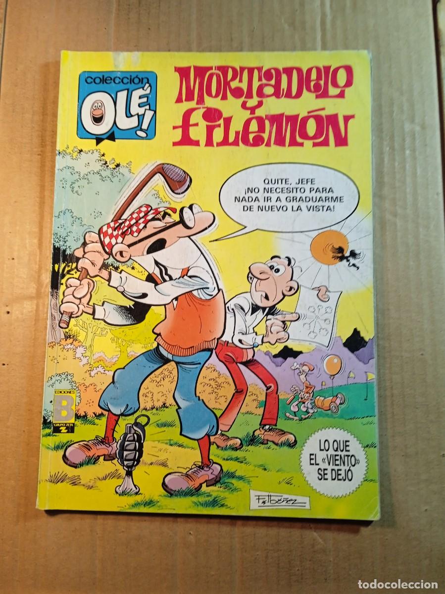 Tebeos: TEBEO DE OLE MORTADELO Y FILEMON EN LO QUE EL VIENTO SE DEJO DEL A&Ntilde;O 1989 N&ordm; 214 - M. 128