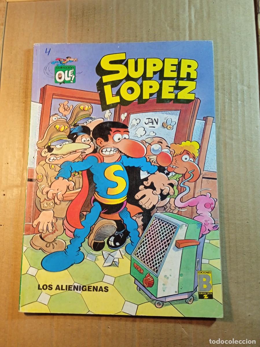 Tebeos: TEBEO DE OLE SUPER LOPEZ EN LOS ALIENIGENAS DEL A&Ntilde;O 1986 N&ordm; 4 - SL