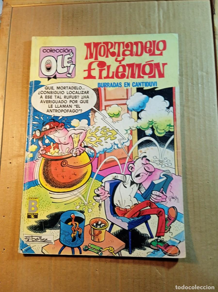 Tebeos: TEBEO DE OLE MORTADELO Y FILEMON EN BURRADAS EN CANTIDUVI DEL A&Ntilde;O 1989 N&ordm; 161 - M. 113