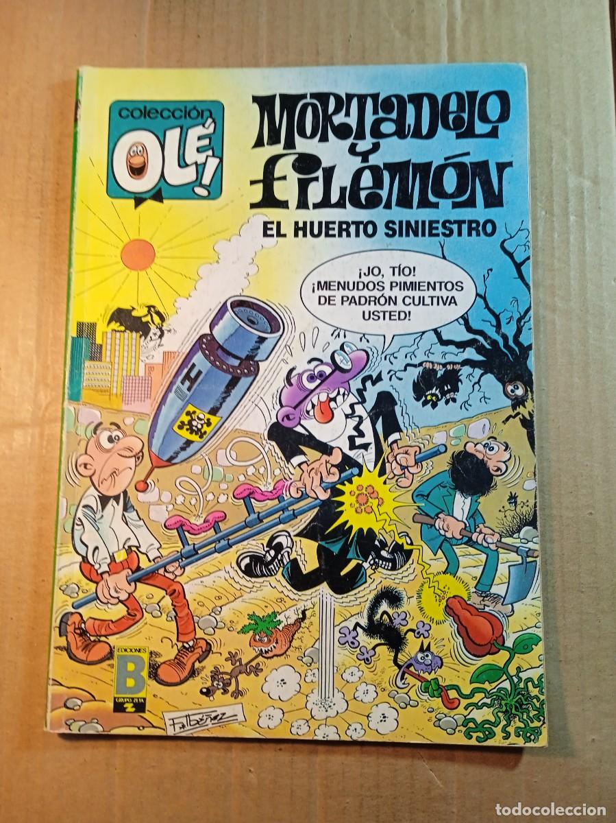 Tebeos: TEBEO DE OLE MORTADELO Y FILEMON EN EL HUERTO SINIESTRO DEL A&Ntilde;O 1988 N&ordm; 328 - M. 88